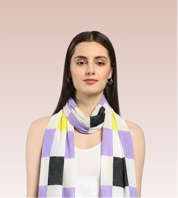 Yarn-Woven Scarves